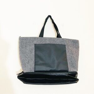 DSW Weekend Tote Bag Color Gray/Black